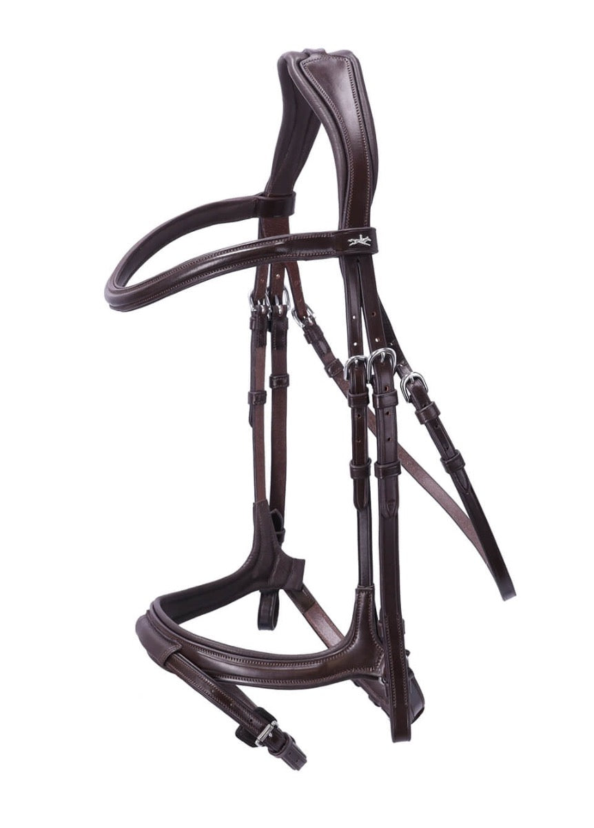 Schockemohle Ancona Select Flash Bridle - Espresso