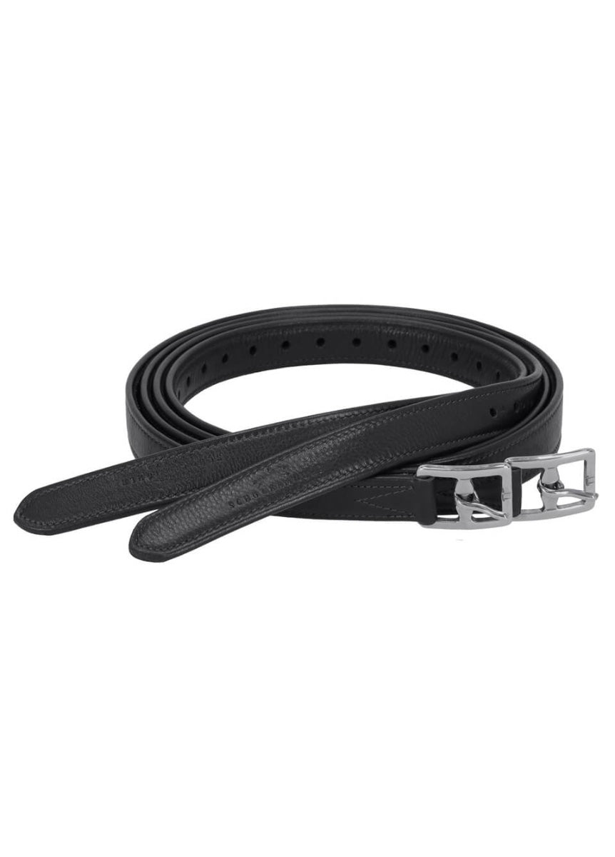 Schockemohle Colorado Soft Stirrup Leathers - Black
