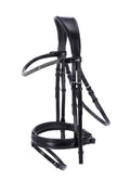 Schockemohle Malaga Bridle - Black/Grey/Silver