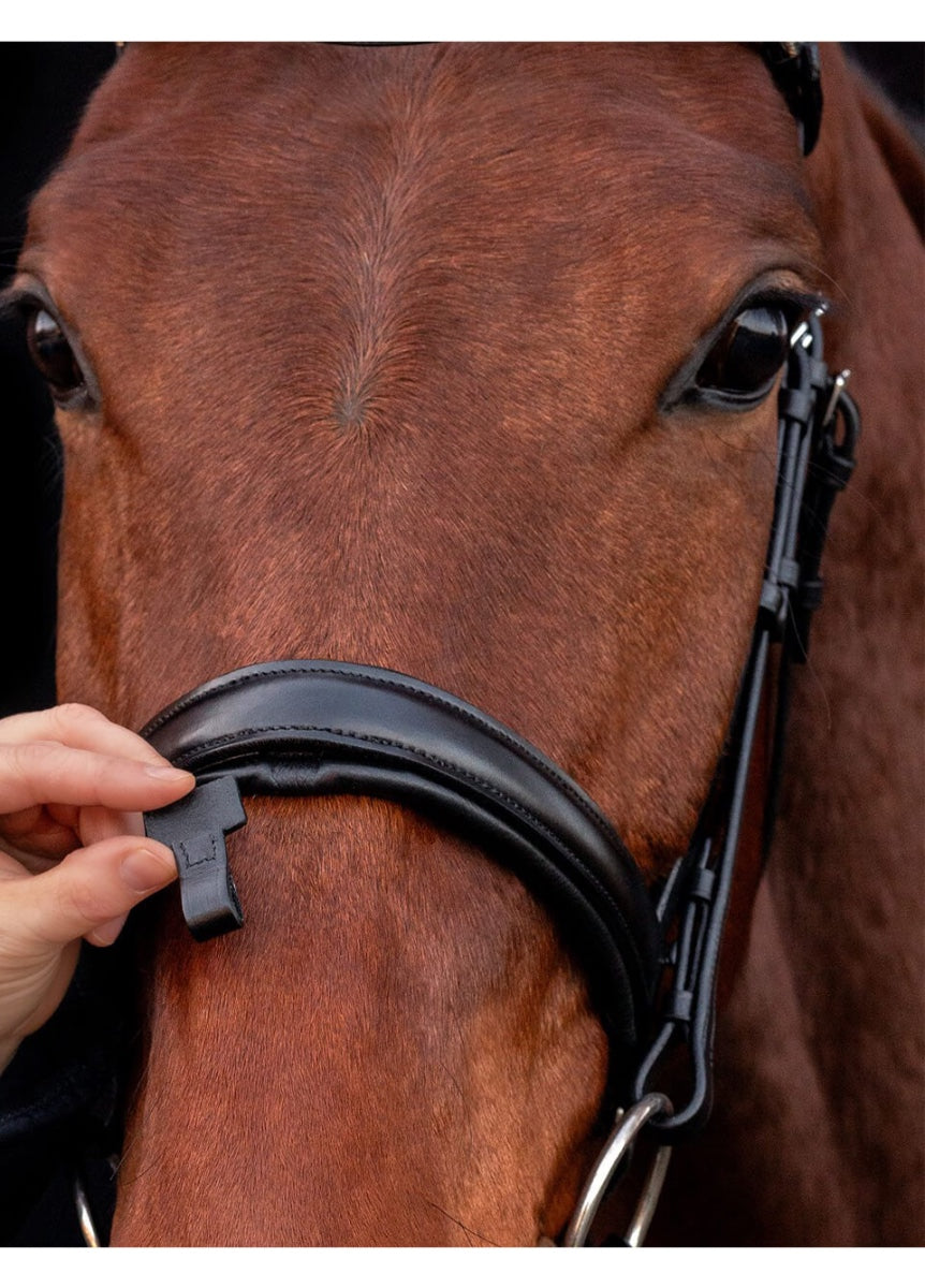 Schockemohle Malaga Bridle - Black/Grey/Silver