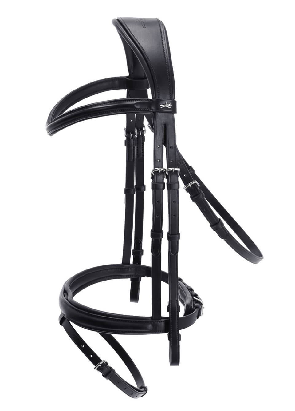 Schockemohle Monza Flash Bridle - Dark Brown