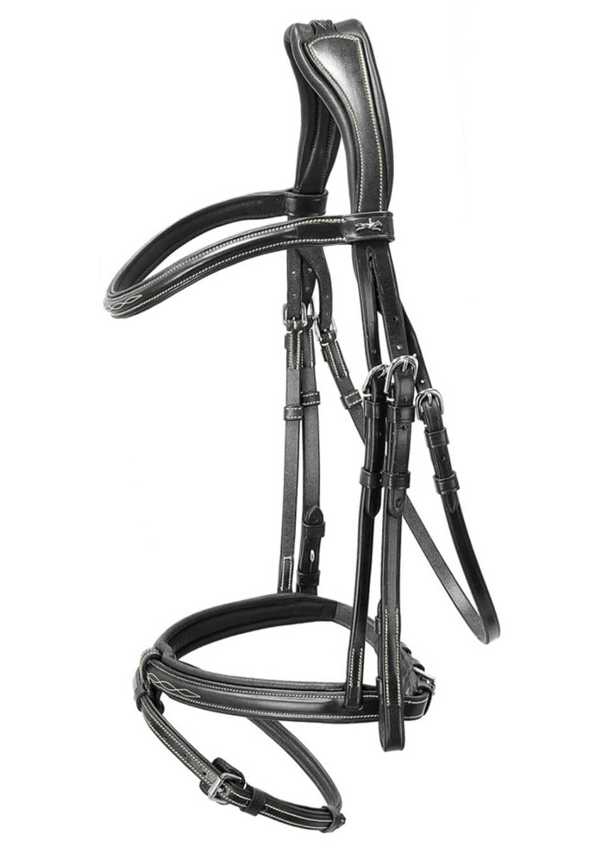 Schockemohle Tokyo F Select Bridle - Black/Cream