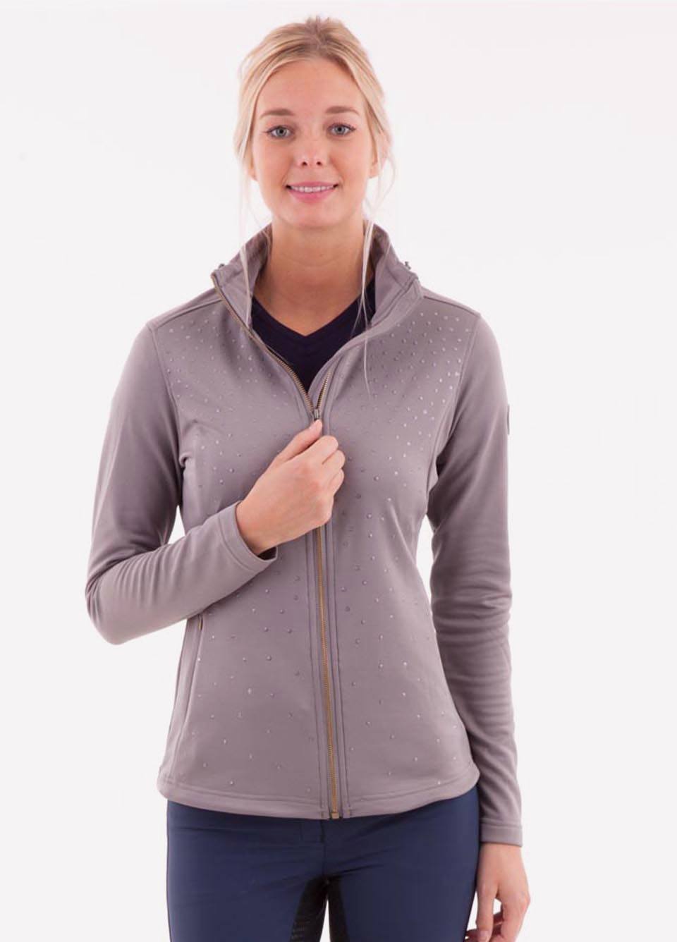 Anky Womens Sequin Technostretch Jacket - Titanium