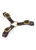 Shires Velociti GARA Three Way Leather Coupling - Havana