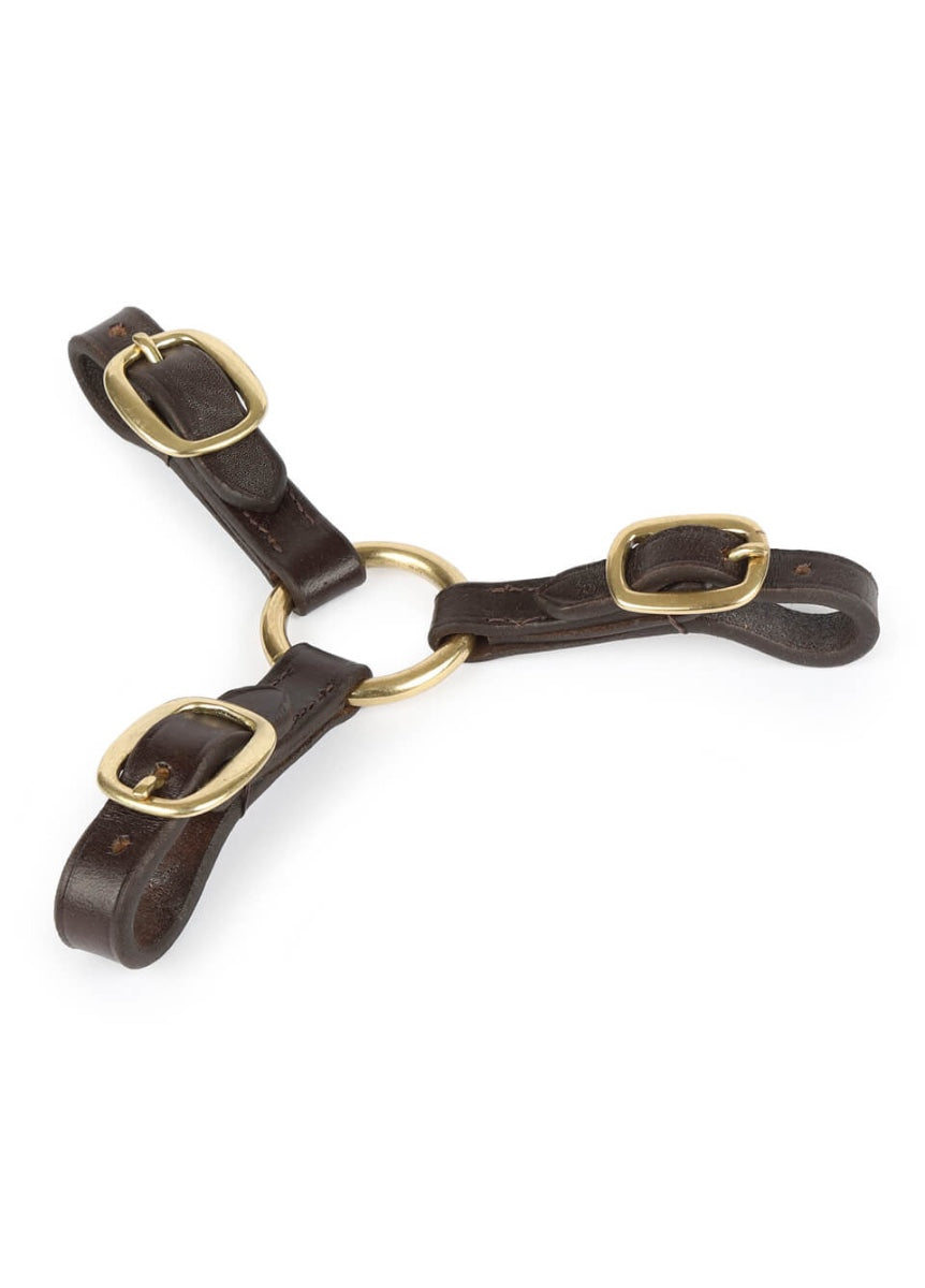Shires Velociti GARA Three Way Leather Coupling - Havana