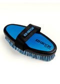 Shires EZI-GROOM Grip Body Brush - Bright Blue