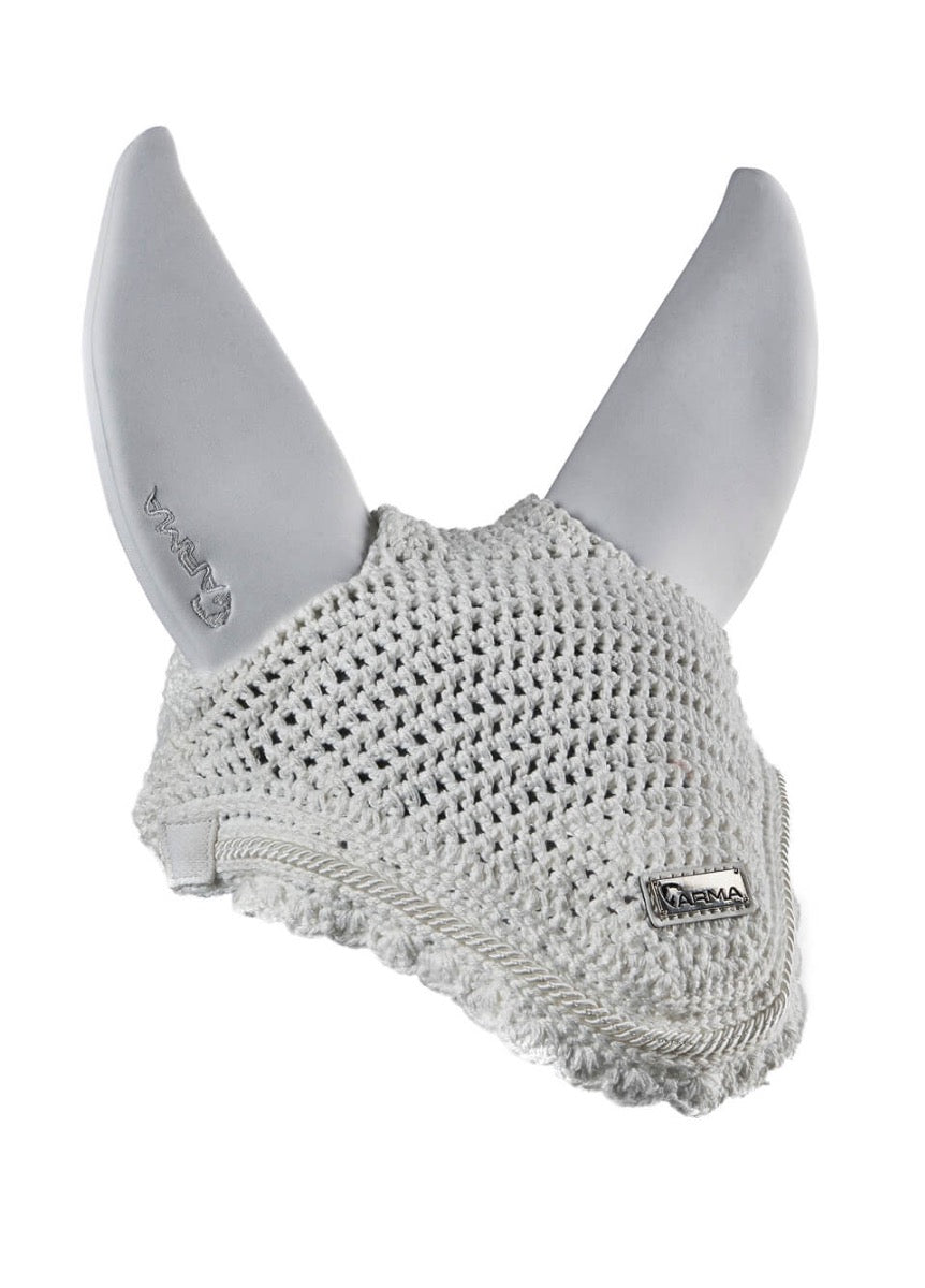 Shires ARMA Calm Fly Hood - White