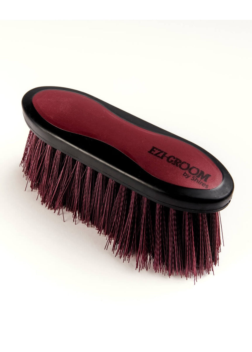 Shires Long Bristle Dandy Brush - Burgundy
