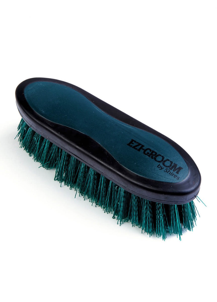 Shires EZI-GROOM Grip Dandy Brush - Forest