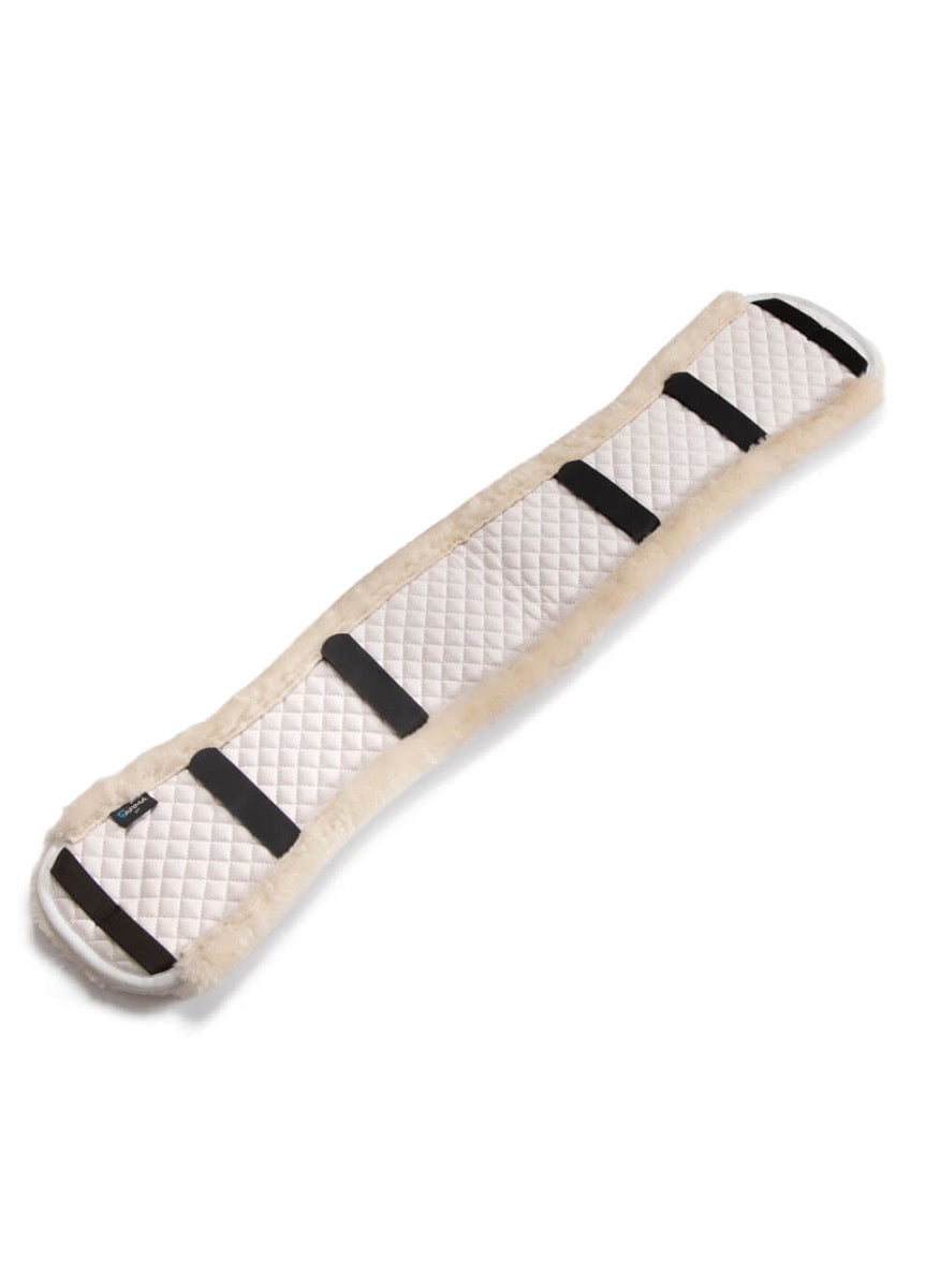 Shires Dressage Girth Cover - Natural