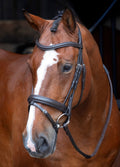 Shires Velociti RAPIDA Dressage Flash Bridle - Havana