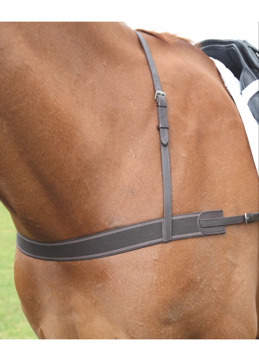 Shires Velociti GARA Elastic Breastgirth - Havana