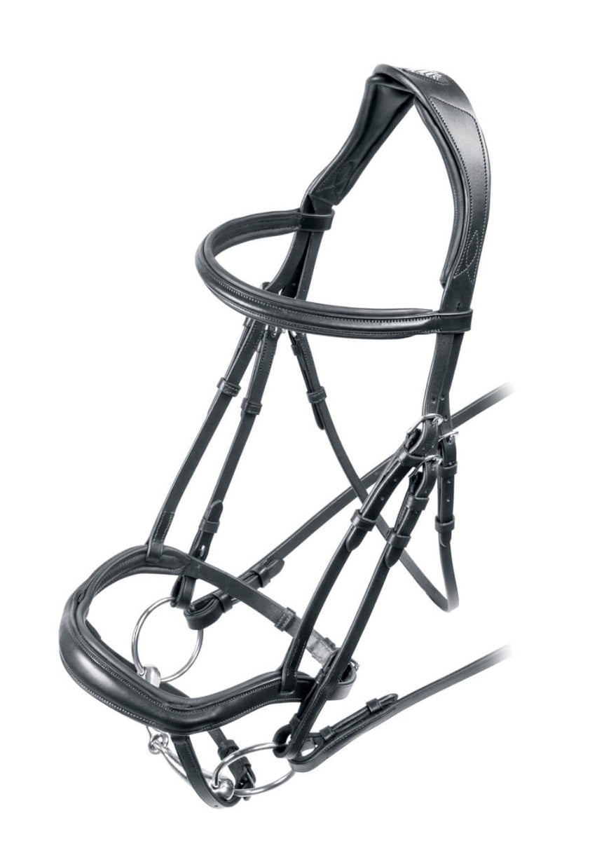 Shires Velociti RAPIDA Ergonomic Flash Bridle - Black