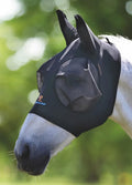 Shires Stretch Fly Mask Contour Shield - Jet