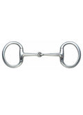 Shires Flat Ring Jointed Eggbutt Bit
