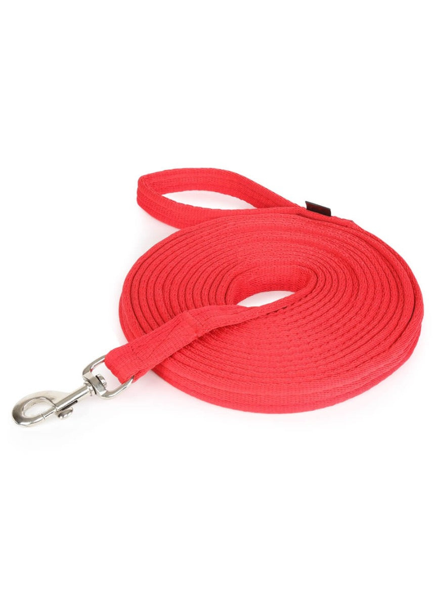 Shires ARMA Cushion Web Lunge Line - Red