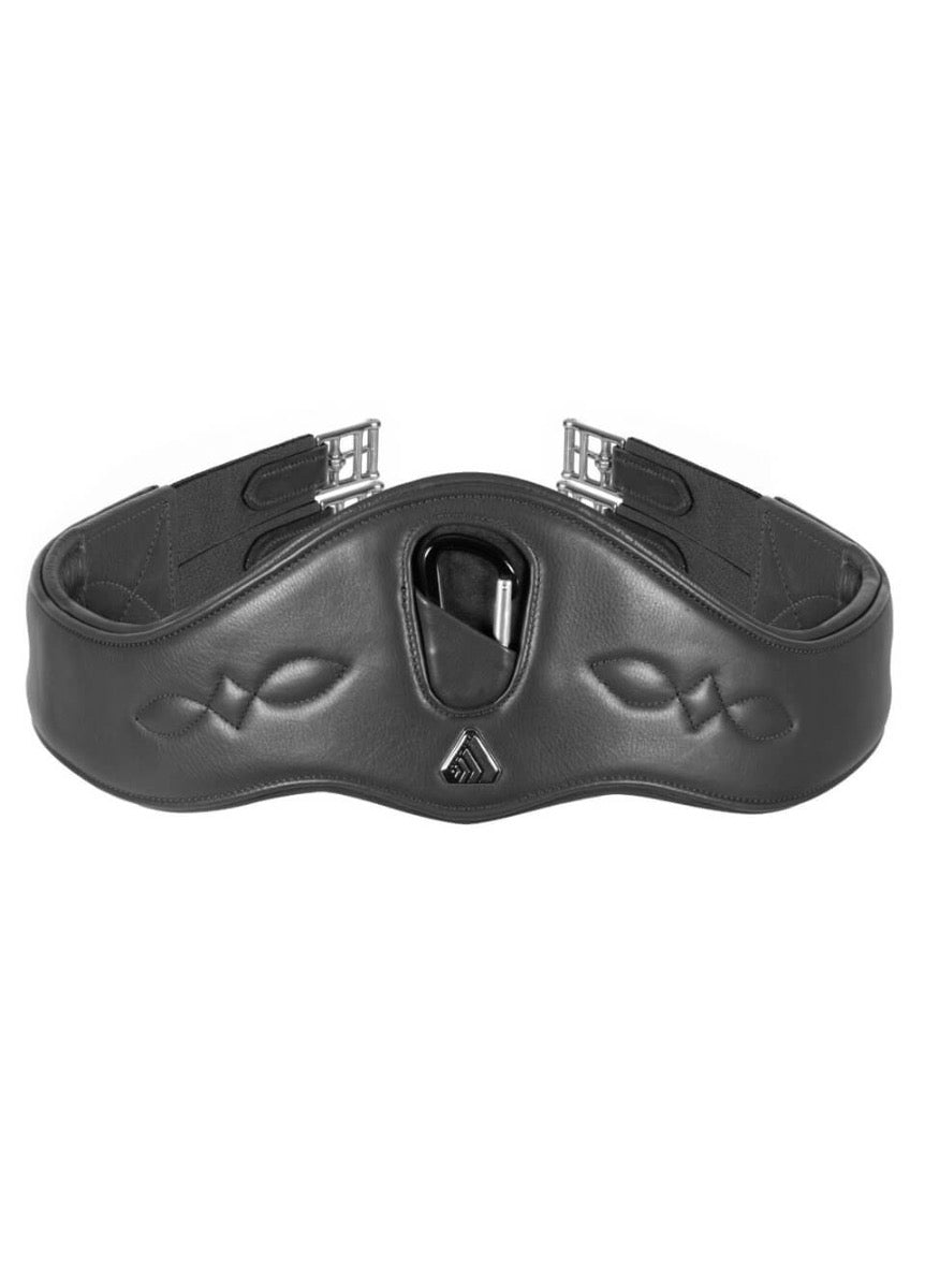 Shires Velociti Lusso Anatomical Girth - Black
