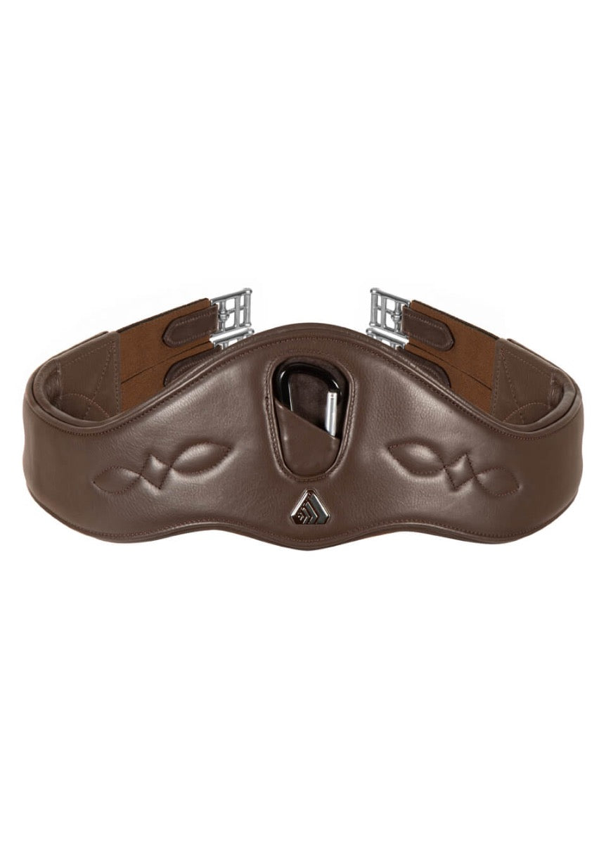 Shires Velociti Lusso Anatomical Girth - Havana