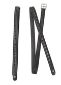 Shires Velociti Lusso Non Stretch Stirrup Leathers - Black