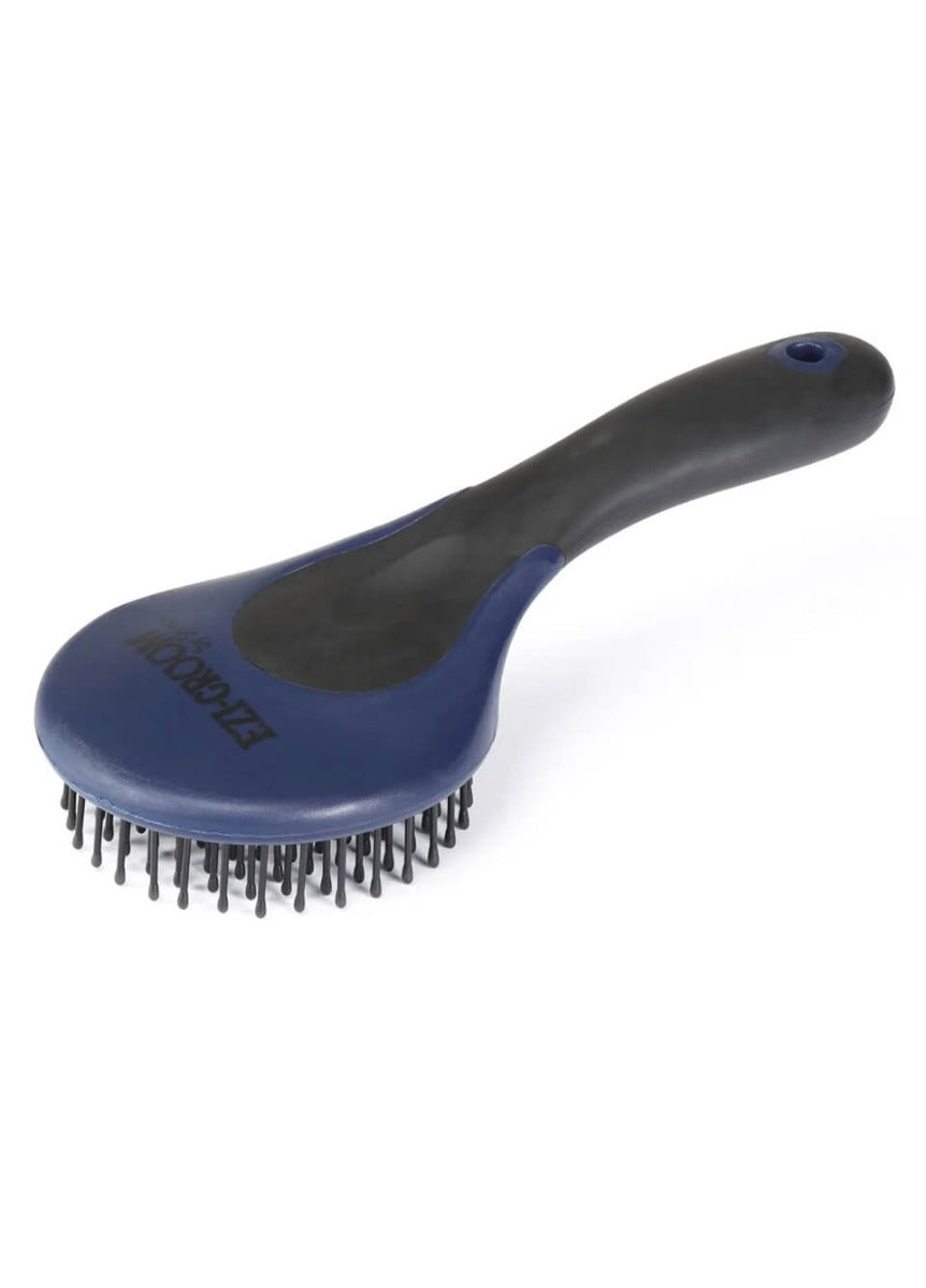 Shires EZI-GROOM Grip Mane & Tail Brush - Navy