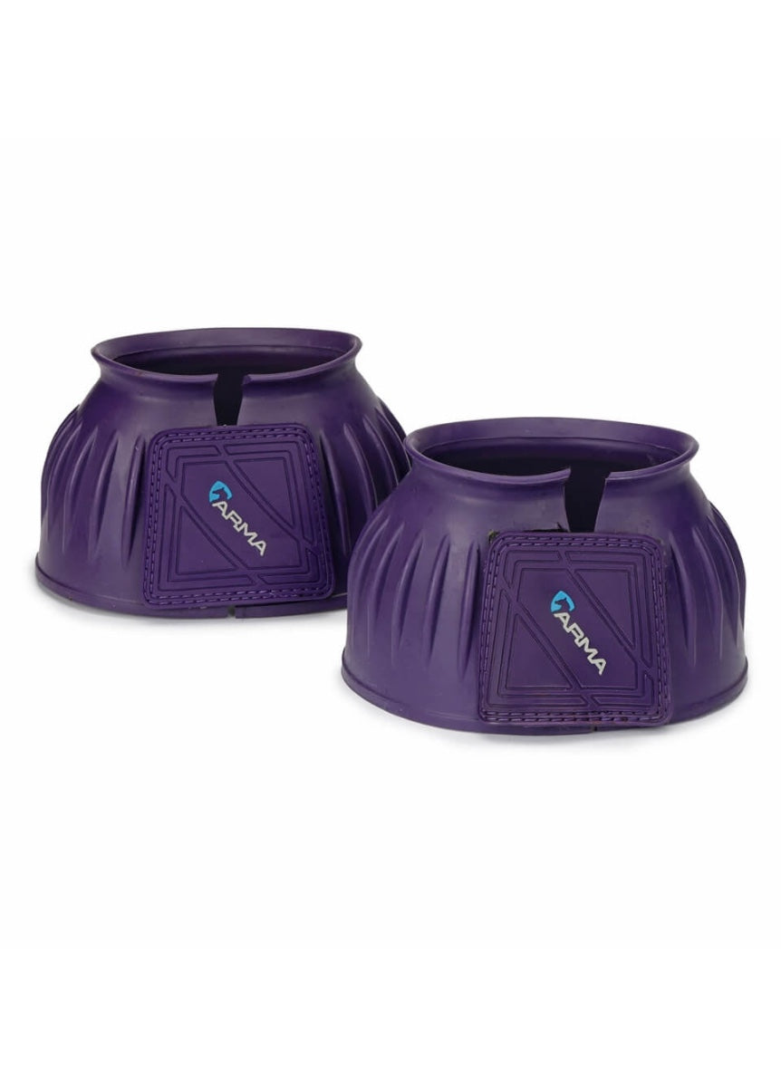 Shires Arma Touch Close Over Reach Boots - Purple