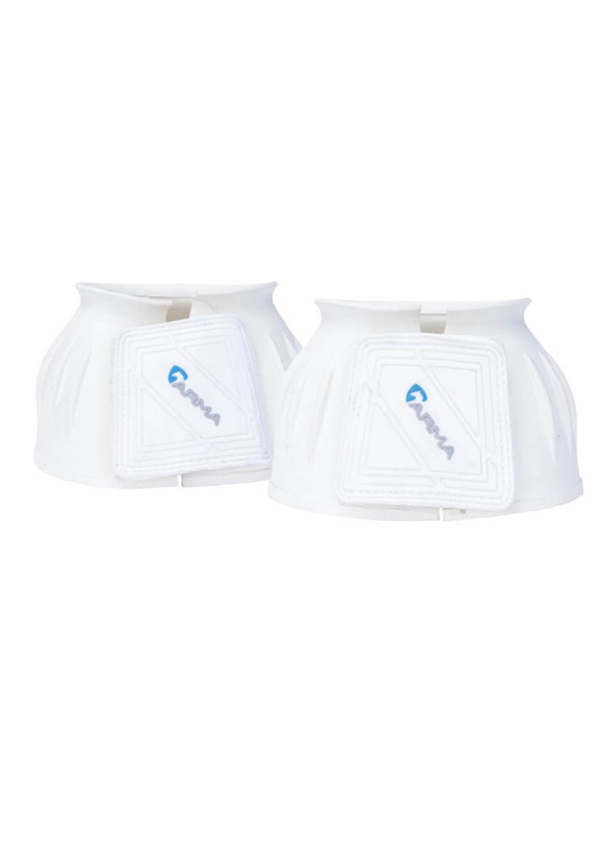 Shires Arma Touch Close Over Reach Boots - White