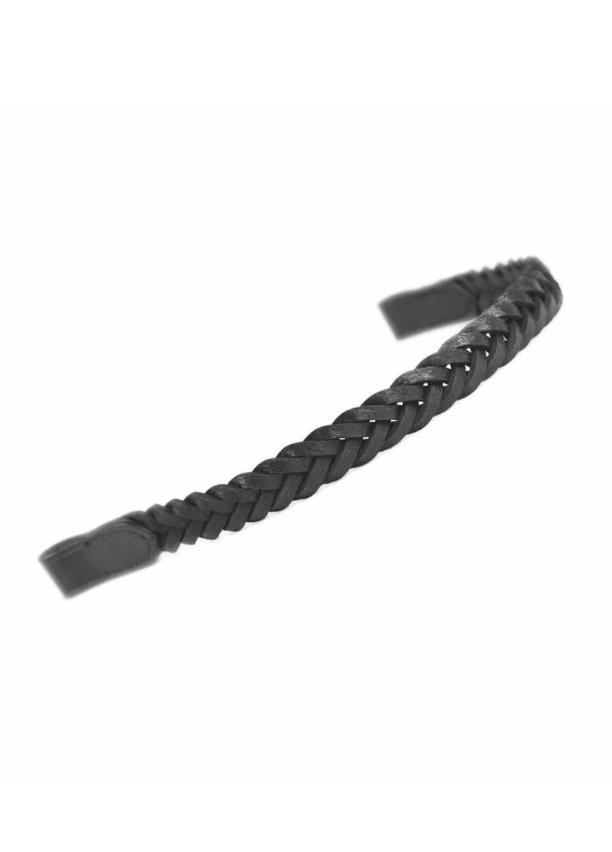 Shires Velociti GARA Plaited Browband - Black