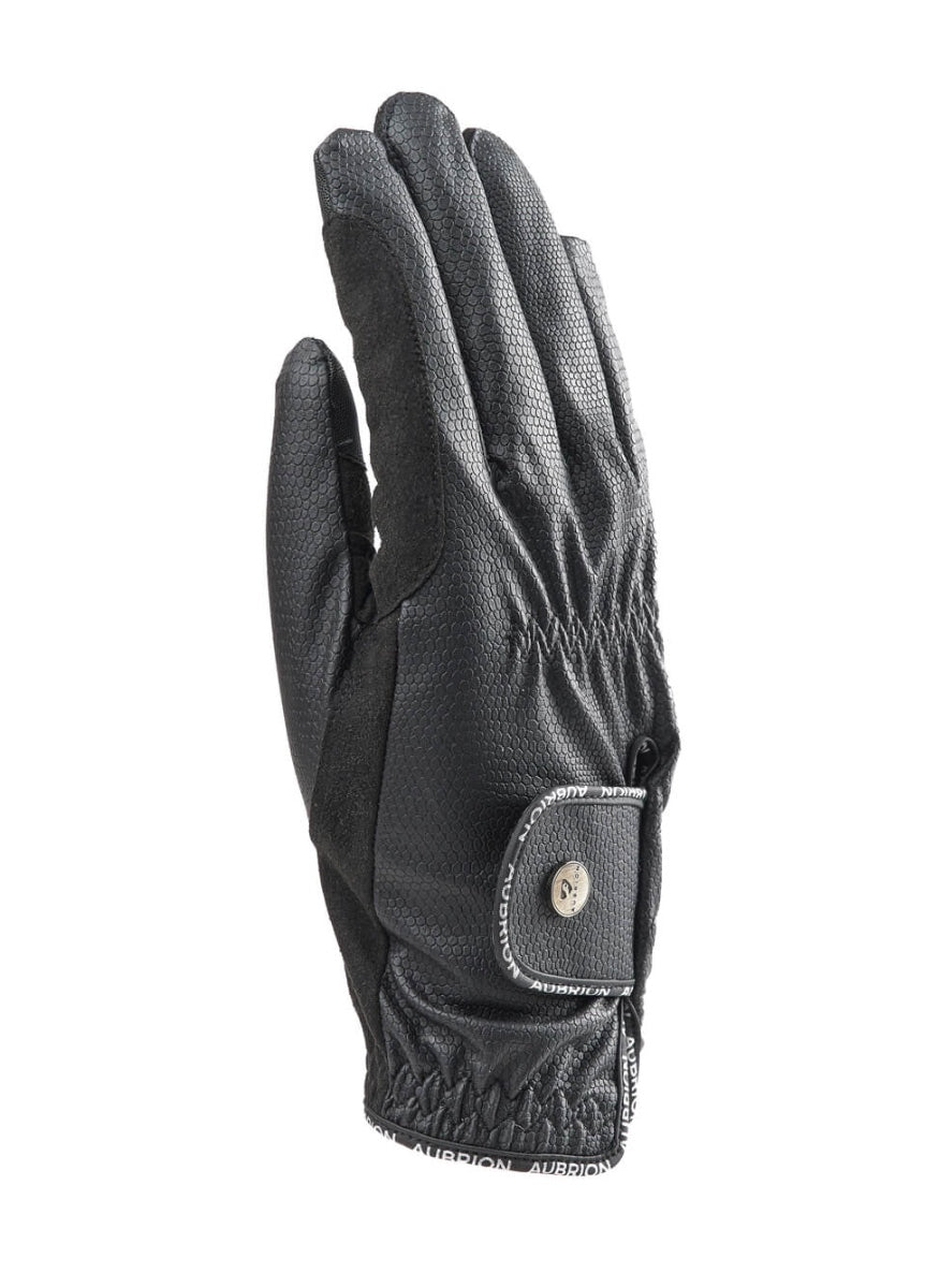 Shires Aubrion Stadium Winter Riding Gloves - Black