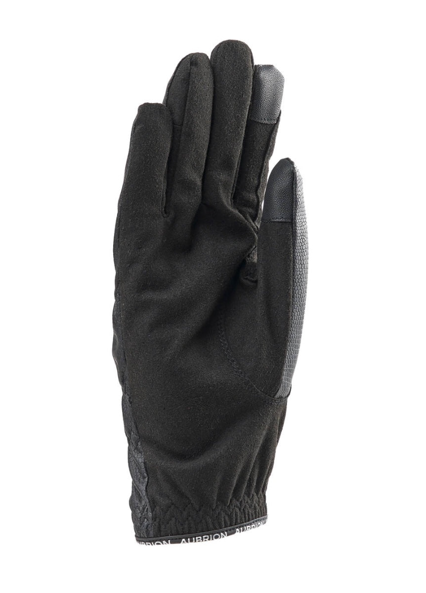Shires Aubrion Stadium Winter Riding Gloves - Black