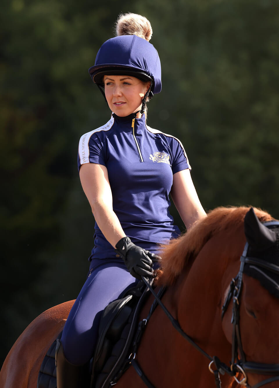 Shires Aubrion Team SS Base Layer - Midnight