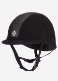 Charles Owen Sparkly YR8 Junior Riding Hat - Black/Black