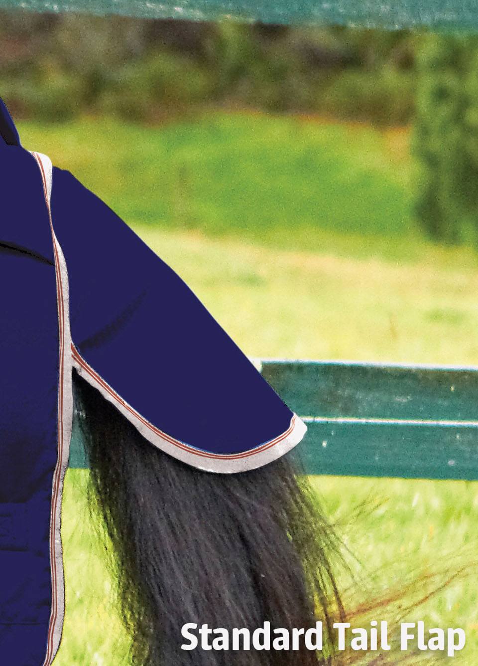 Weatherbeeta ComFiTec Essential Combo Lite Plus Turnout Rug - Navy/Silver/Red