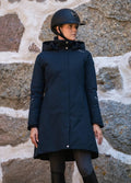 Stierna Stella Winter 3/4 Short Coat - Midnight Navy