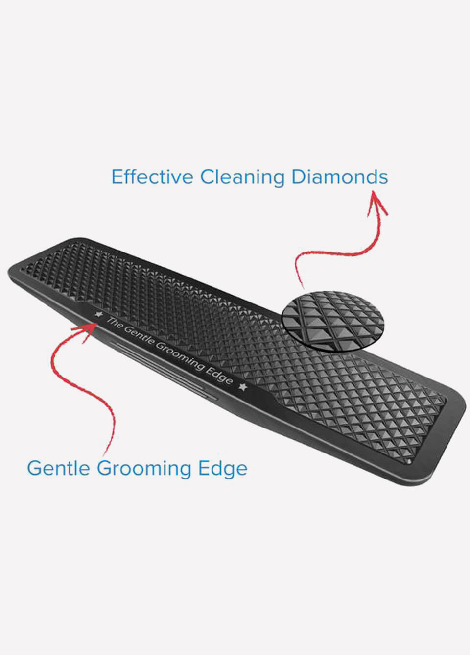 KM Elite Strip Hair Gentle Groomer - Equine