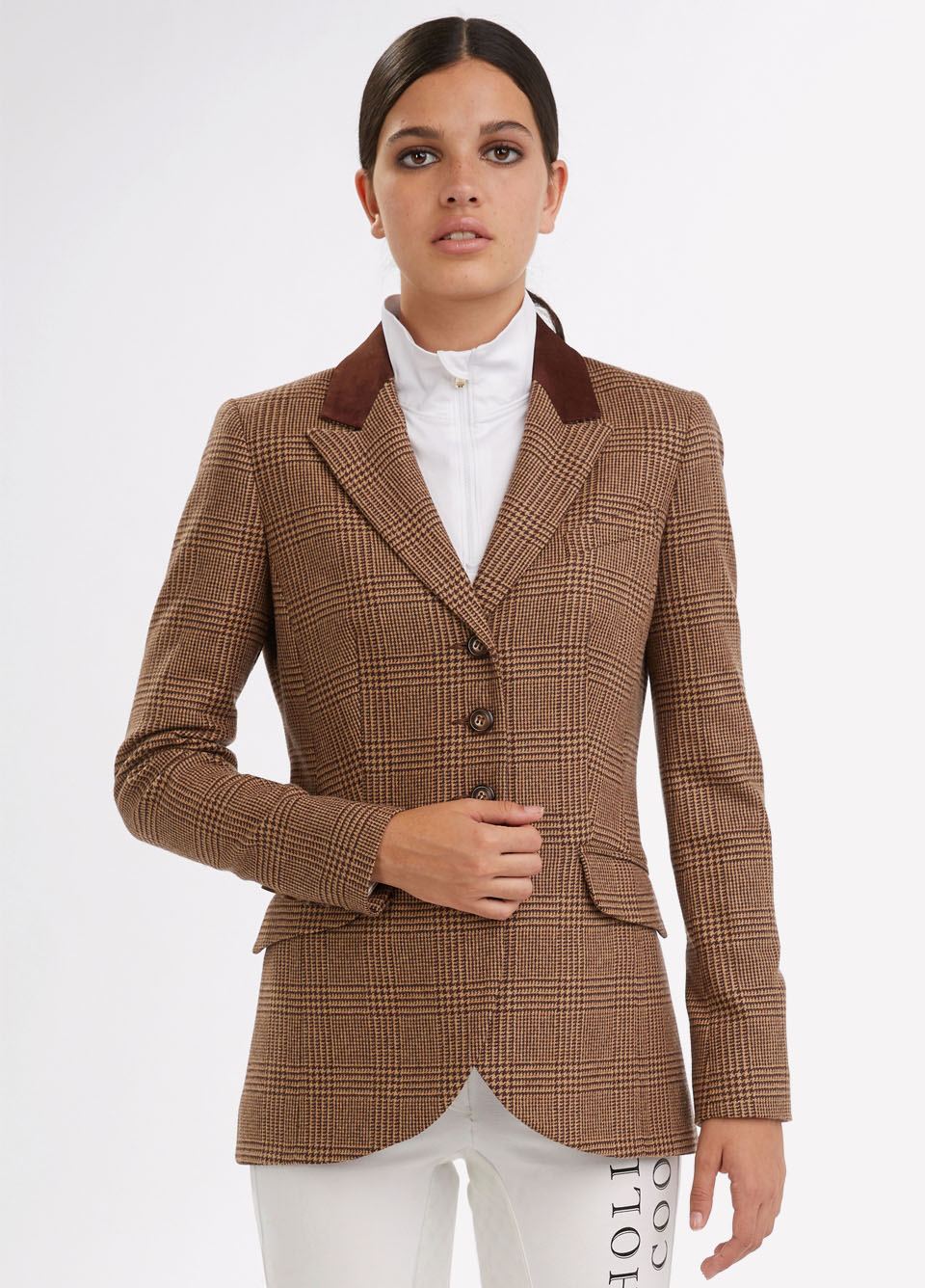 Holland Cooper Equestrian Tweed Riding Jacket - Tawny