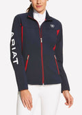 Ariat Womens Team Softshell Jacket - Navy