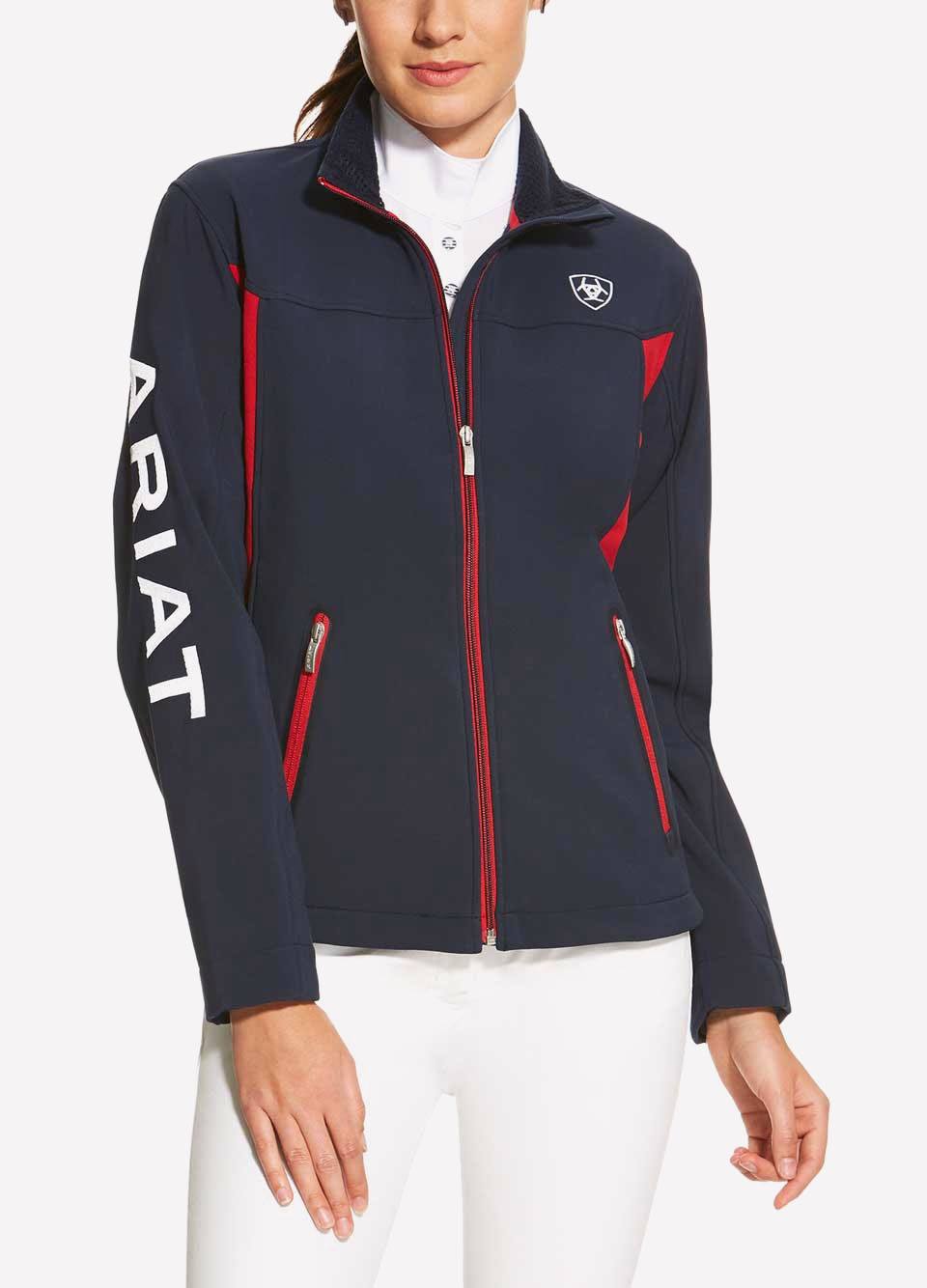 Ariat Womens Team Softshell Jacket - Navy