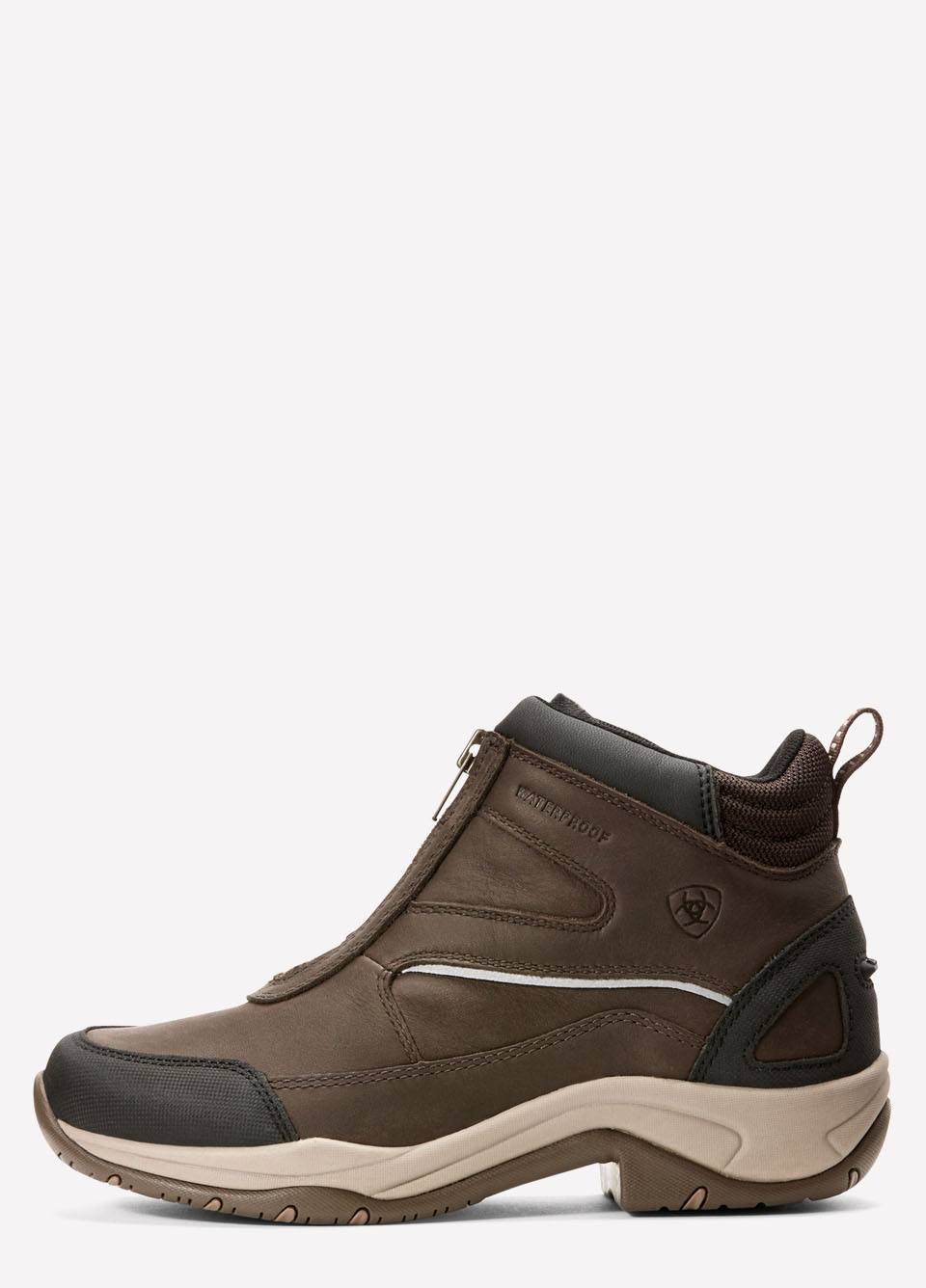 Ariat Ladies Telluride Zip H2O Boots - Dark Brown