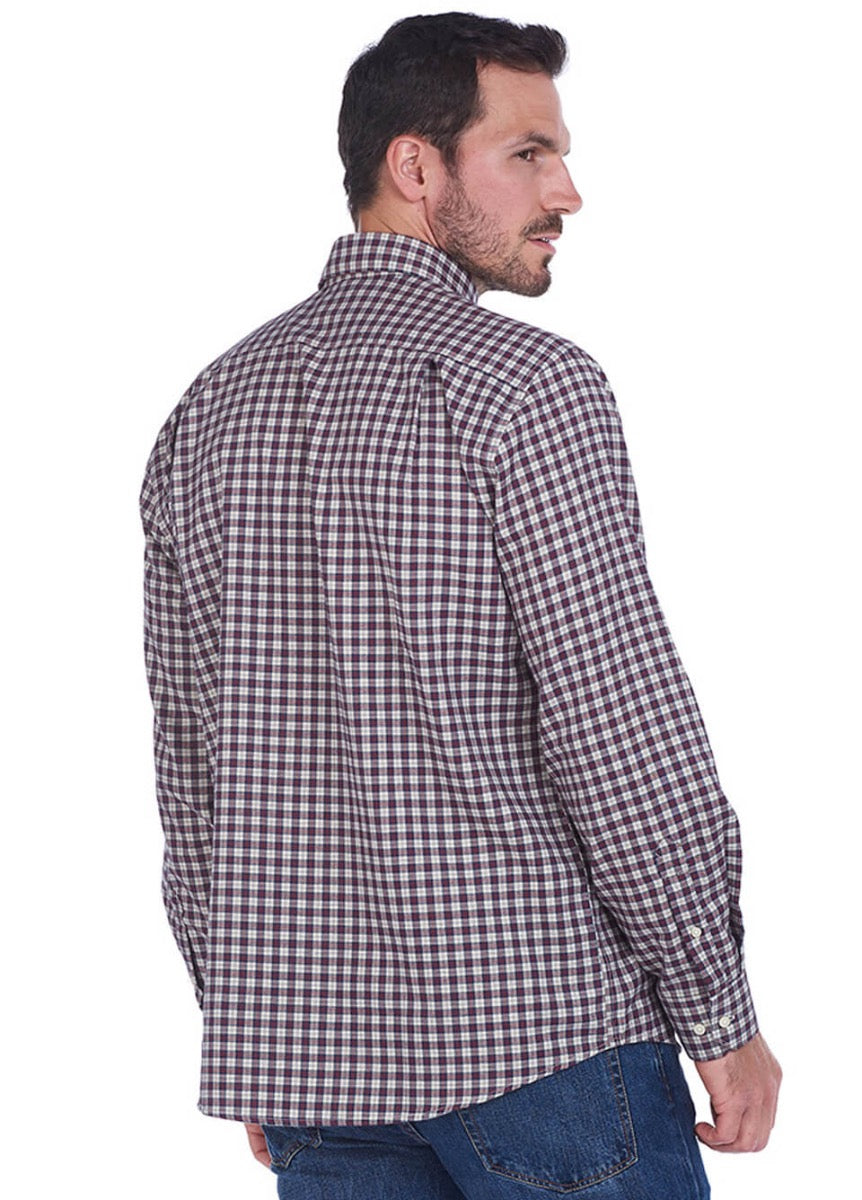 Barbour Thornley Thermo Weave Shirt - Red