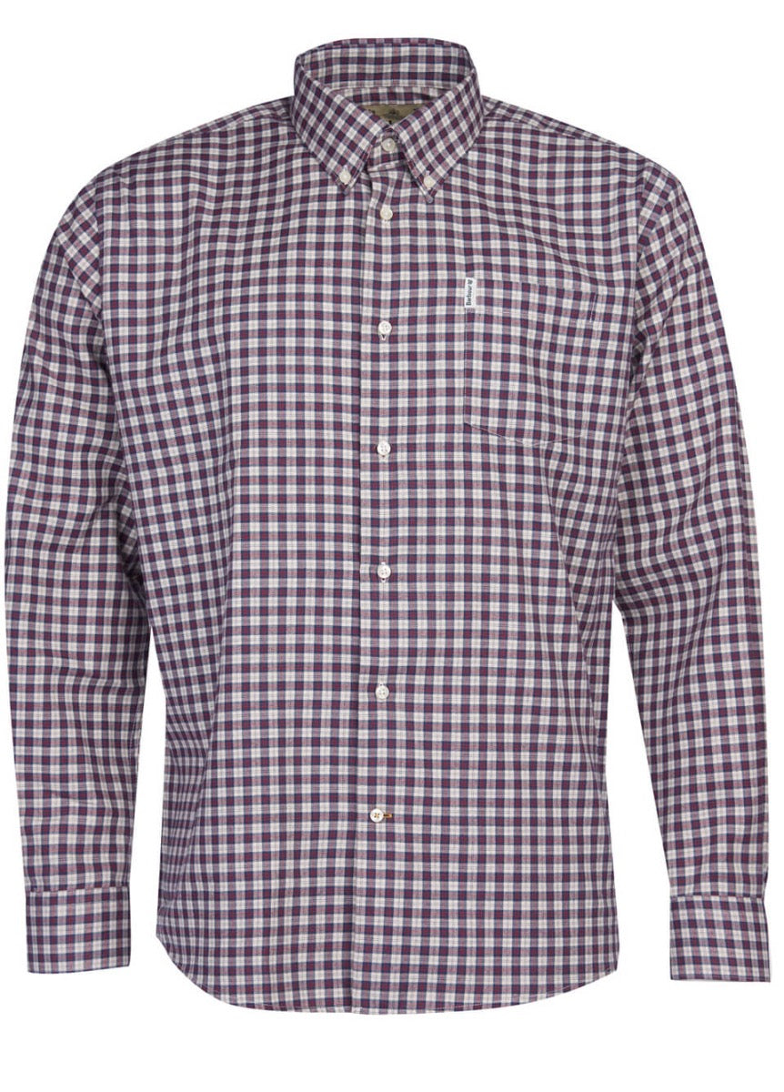 Barbour Thornley Thermo Weave Shirt - Red