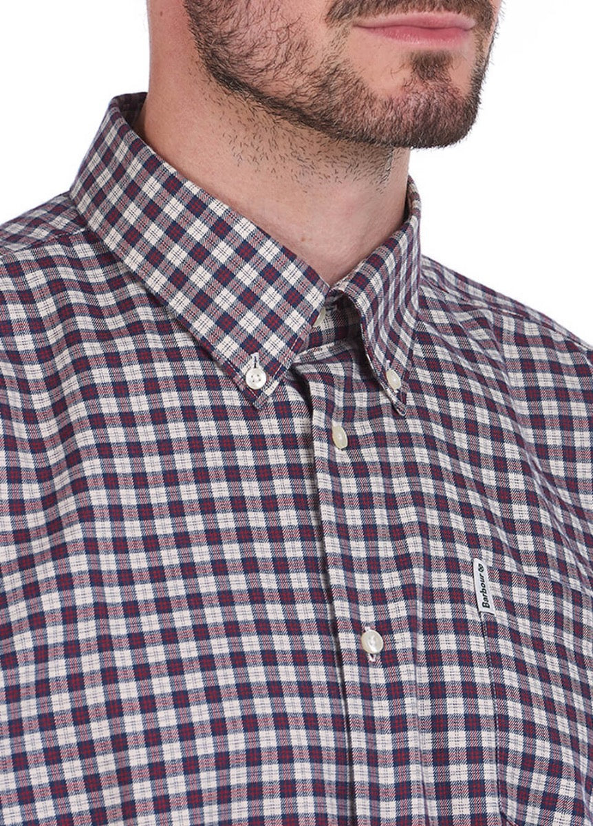 Barbour Thornley Thermo Weave Shirt - Red