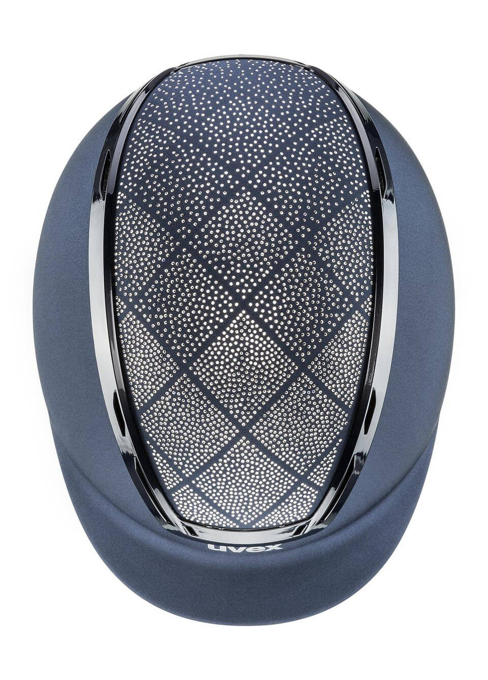 Uvex Exxeed Flash Riding Hat - Navy Satin