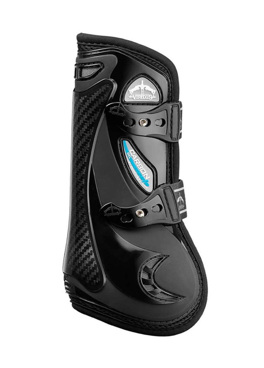 Verdeus Carbon Gel Vento Tendon Boots - Black