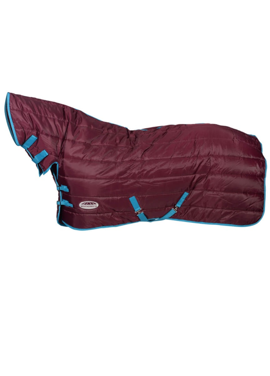 Weatherbeeta 210D Channel Quilt Combo Medium - Grape/Blue