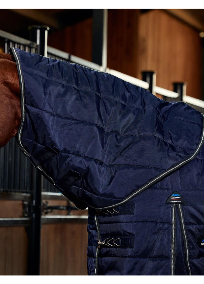 Weatherbeeta ComFITec PP Channel Quilt Detach-A-Neck 220g - Navy/Charcoal