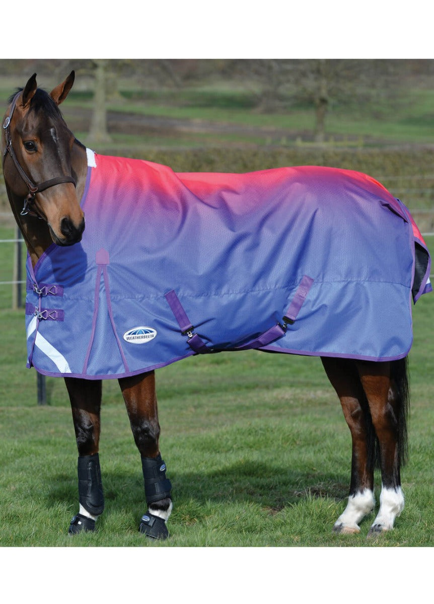 Weatherbeeta ComFiTec Plus Dynamic Standard Neck Lite Turnout Rug - Purple Ombre 