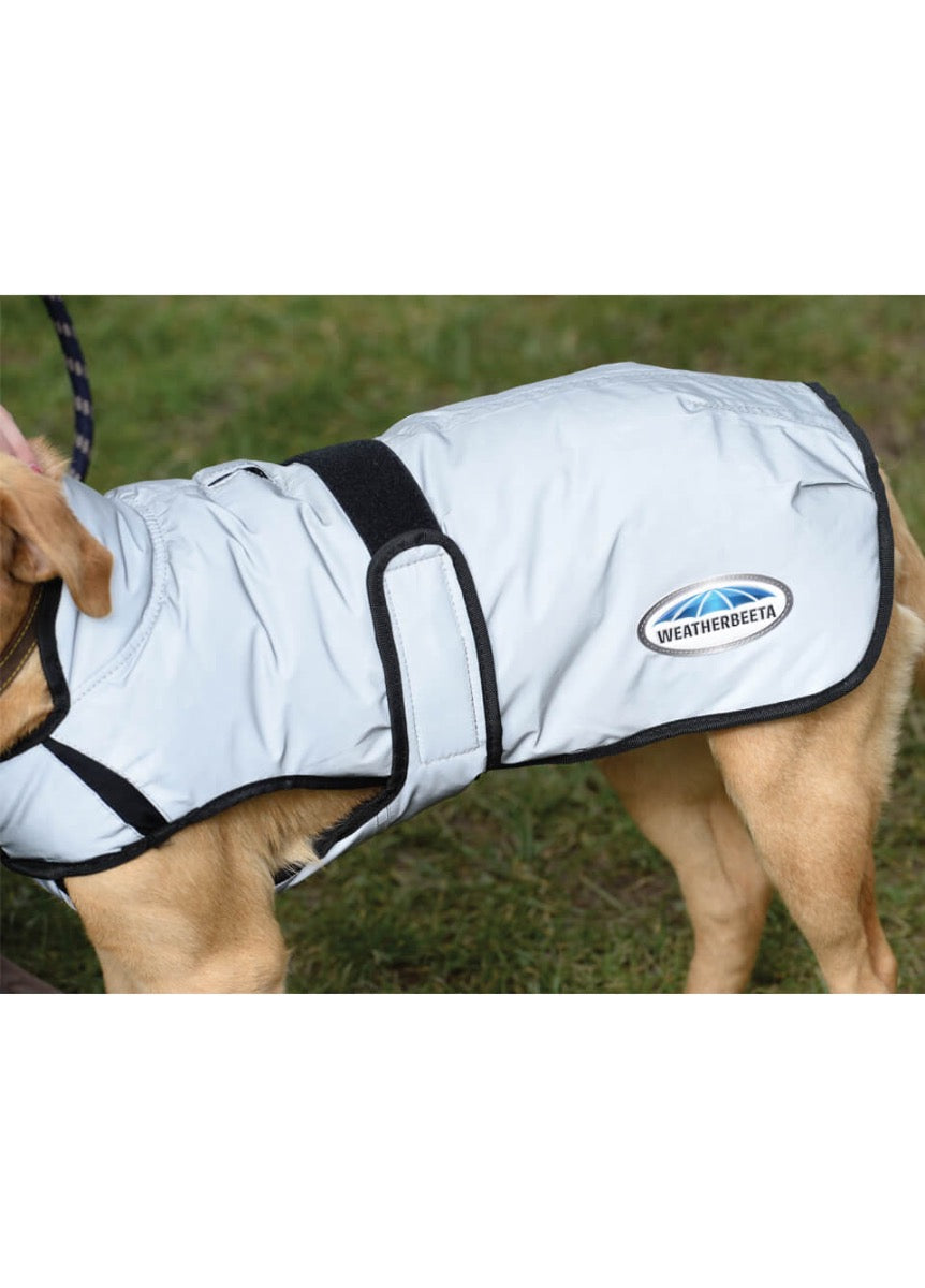Weatherbeeta ComFITec Reflective Dog Coat Medium - Silver