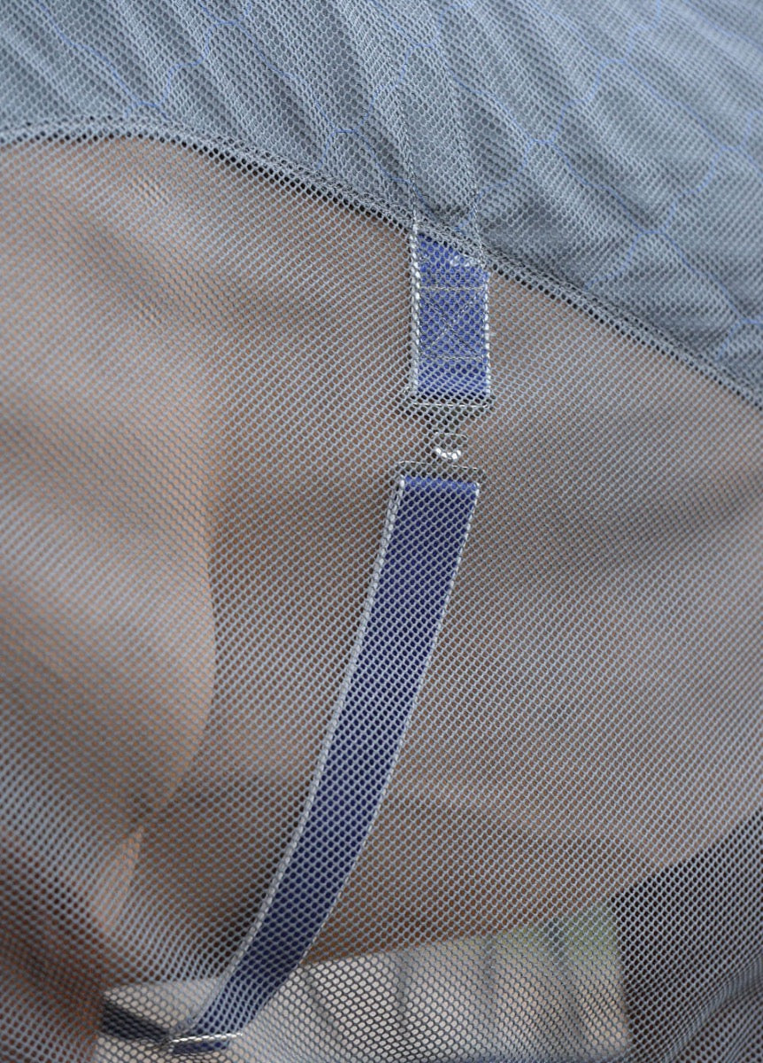 Weatherbeeta Wick Dri II Cooler Combo Neck - Charcoal/Blue/White