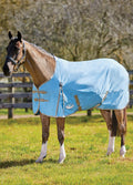 WeatherBeeta ComFiTec Classic Standard Neck Lite Turnout Rug - Blue/Taupe
