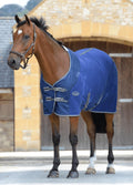 Weatherbeeta Fleece Cooler Standard Neck - Dark Blue/Grey/White